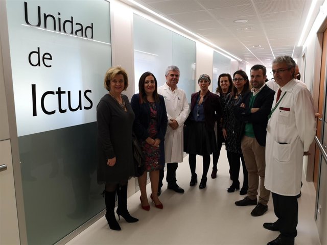 Visita a la nueva Unidad de Atención al Ictus del hospital de Jaén.