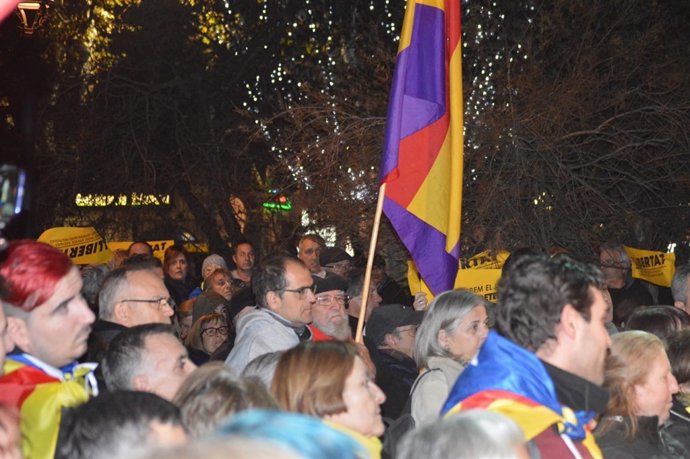 Manifestación en Lleida 'Tumbemos el régimen'