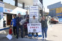 El 29.031, cuarto quinto premio del Sorteo de Navidad 2018, reparte 330.000 euros entre Rincón, Málaga y Periana