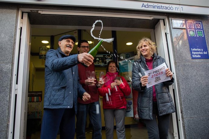 Segundo Premio del Sorteo de Navidad en Castellbisbal, Barcelona