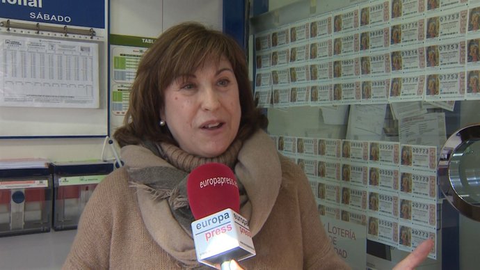 Angelina Fuster, de l'administració del carrer Navas de Barcelona