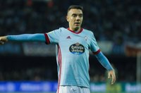 Aspas apunta a un mes de baja por una lesión muscular