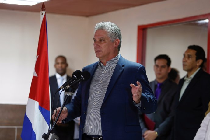 El presidente de Cuba, Miguel Díaz-Canel