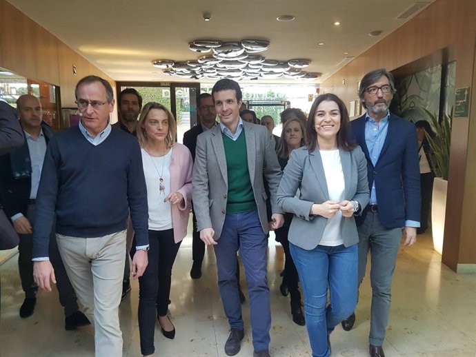 Pablo Casado, este domingo en Vitoria