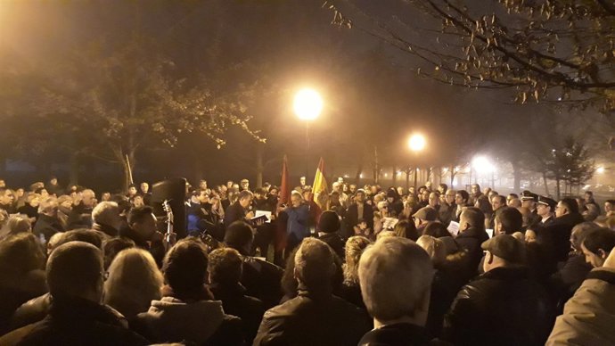 Homenaje en Pamplona a las víctimas de ETA
