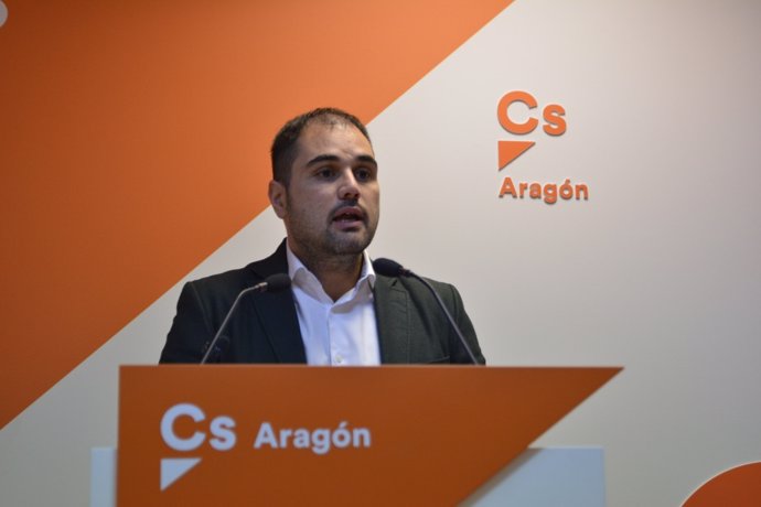 El diputado al Congreso de Cs Zaragoza, Rodrigo Gómez. 