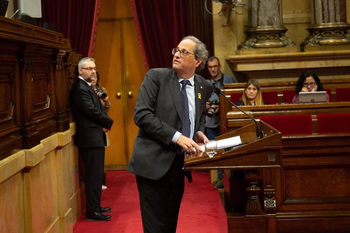 Debate sobre los plenos del 6-7 de septiembre de 2017 en el Parlament de Catalun