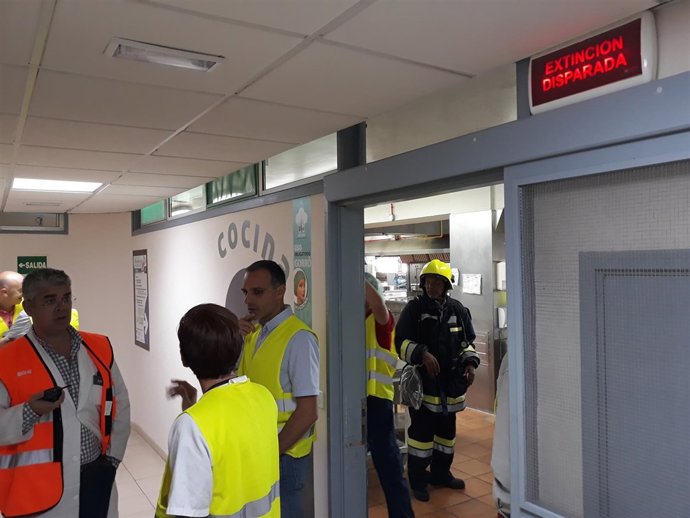 Simulacro de incendio