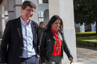 Marín, Rodríguez y Maíllo negocian sin acuerdo la composición de la Mesa del Parlamento