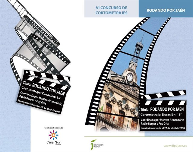 Cartel del concurso Rodando por Jaén de 2018.