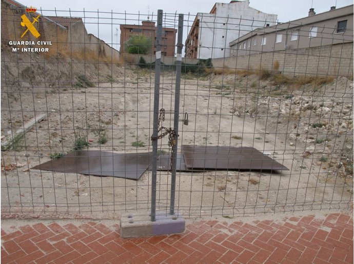 Valladolid.- Vaciado de un solar en Villa de Olmedo