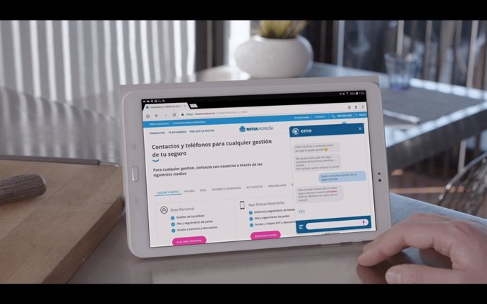 Eme, asistente virtual de Mutua Madrileña