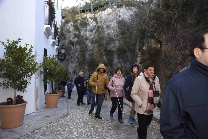 Vacaciones Sociales de la ONCE navidad en málaga 25 ciegos