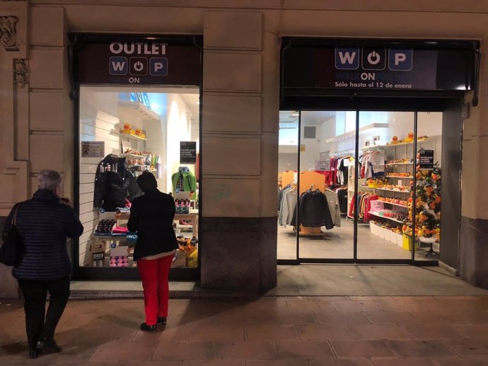 Nueva tienda provisional WOP en calle Ercilla de Bilbao.
