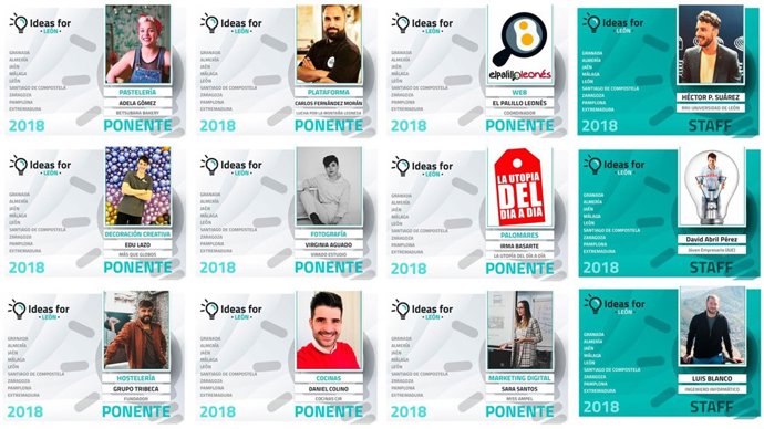 Participantes en 'Idesas For León'.