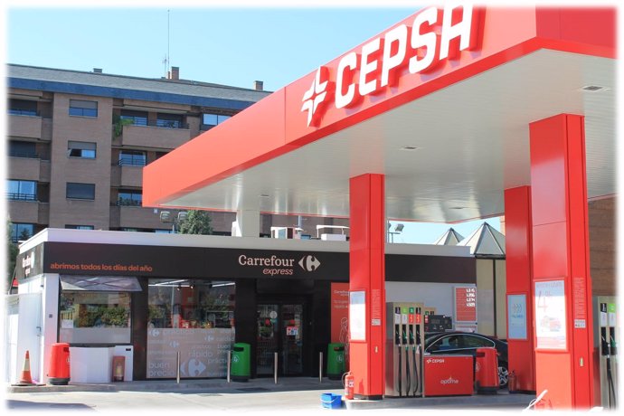 Nueva tienda de Carrefour en la estación de servicio de Cepsa en Tarazona