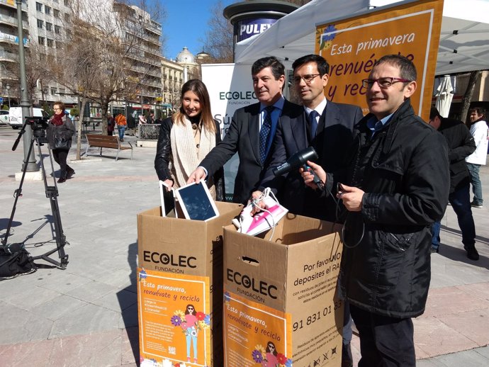La 'GreenWeek' de la Fundación Ecolec durante su campaña en Granada