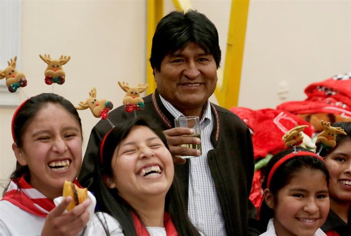 El presidente de Bolivia, Evo Morales