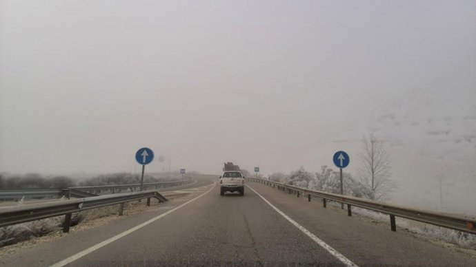 Carretera de acceso a Salamanca