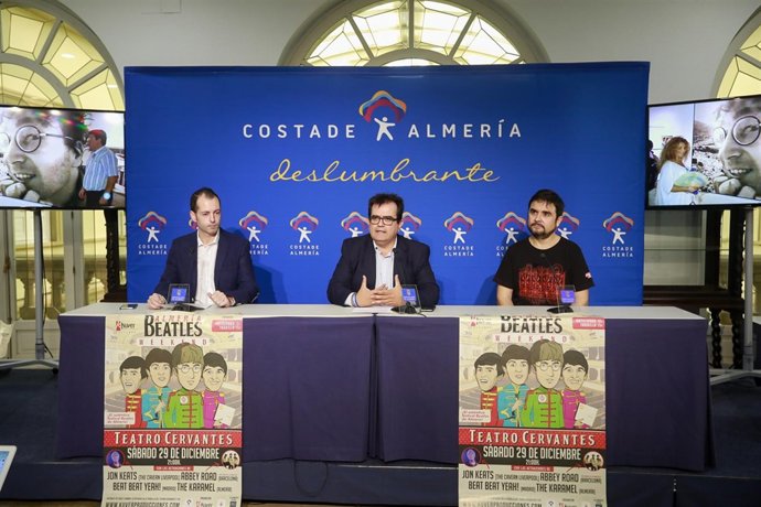 Antonio J. Rodríguez, Curro Verdegay y J. Adolfo Iglesias, en la presentación.