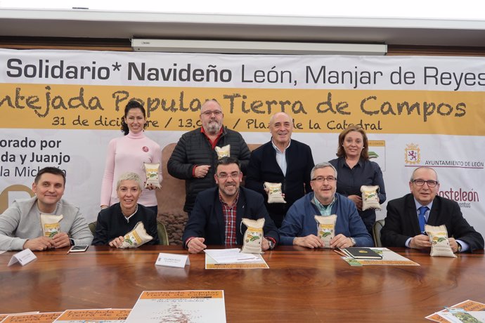 Presentación de la lentejada solidaria 27-12-2018