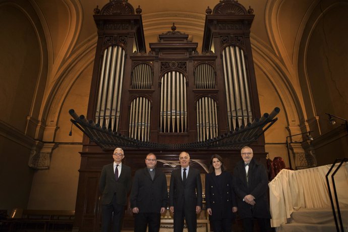 Fundación Ibercaja colabora con Santa Engracia en mantenimiento del órgano