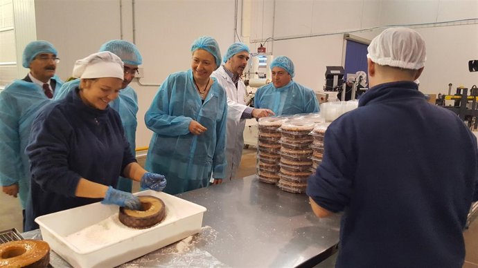 Marta Gastón en la panadería Menal