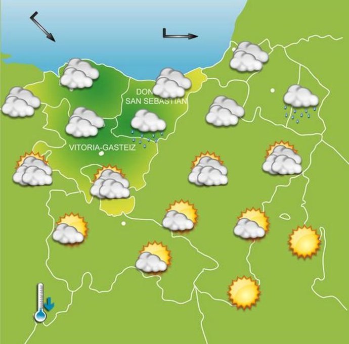 Previsiones meteorológicas para el 28 de diciembre