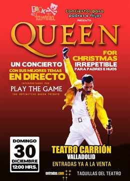 Cartel de 'Queen for Christmas'.