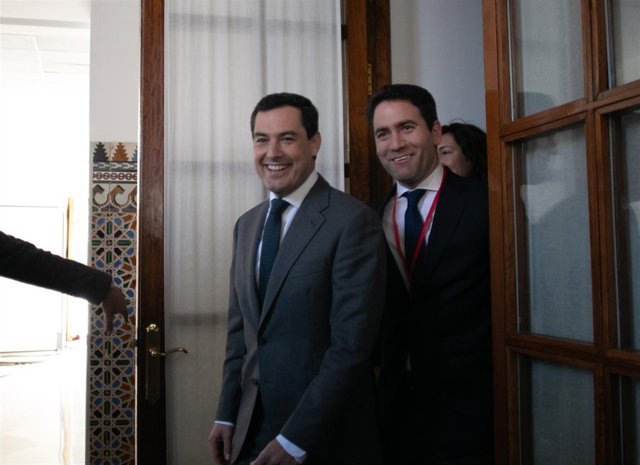 Juanma Moreno y Teodoro García Egea