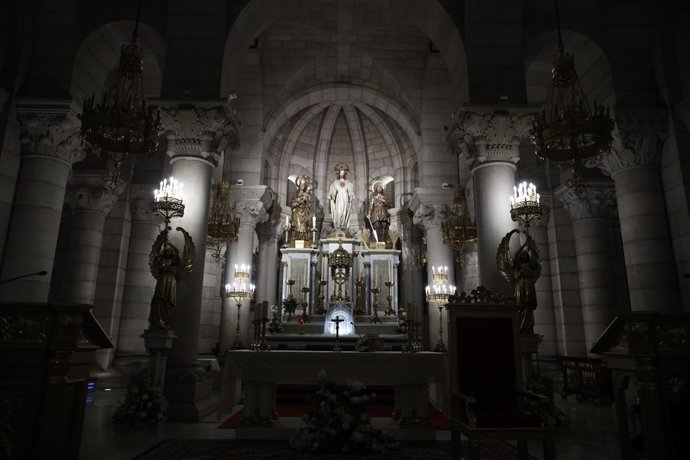 Cripta de la Parroquia de Santa María la Real de la Almudena en Madrid 