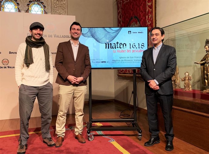 Valladolid.- Nuñez, Esteban y Hernández hoy en la presentación de 'mateo 16-18'