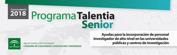 Convocatoria del programa Talentia Senior