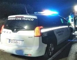 Coche de la Guardia Civil de Tráfico en Jaén