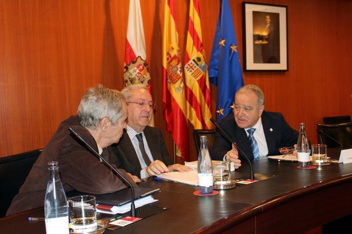 Miguel Gracia, en el pleno de la DPH  este viernes