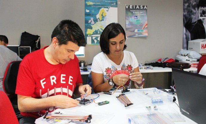 Actividad en un centro Guadalinfo