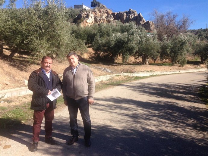 Visita a los accesos a Bélmez de la Moraleda.