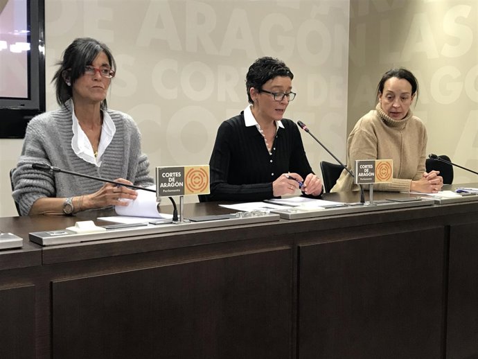 María José Ferrando, Ana Marín y Carmen Susín.