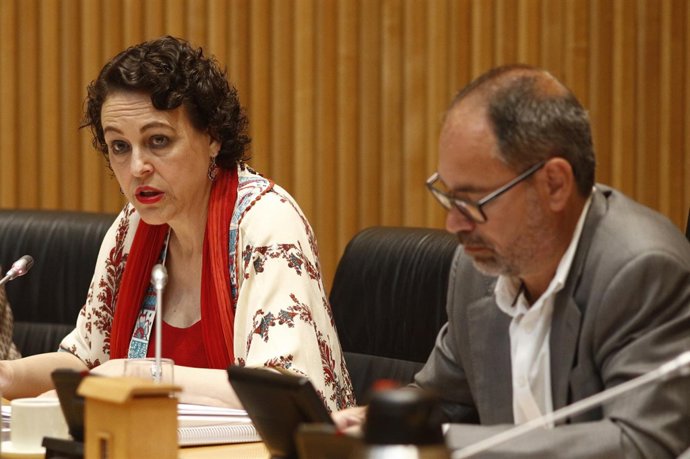 La ministra de Trabajo, Migraciones y Seguridad Social, Magdalena Valerio, com