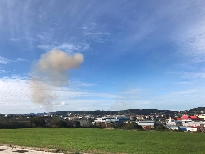 Nube de contaminación