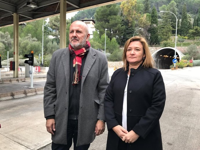 Miquel Ensenyat (presidente Consell) y Mercedes Garrido (consellera)