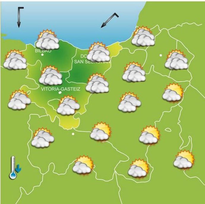 Previsiones meteorológicas para el 29 de diciembre
