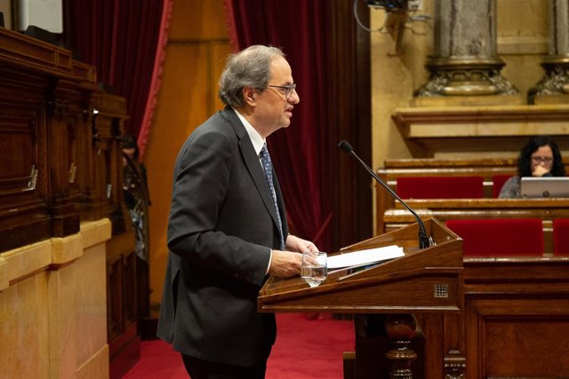 El presidente de la Generalitat, Quim Torra, en una imagen de archivo. 