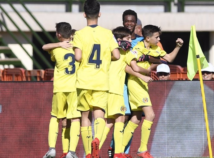 Los jugadores del Villarreal, en el torneo de LaLiga Promises