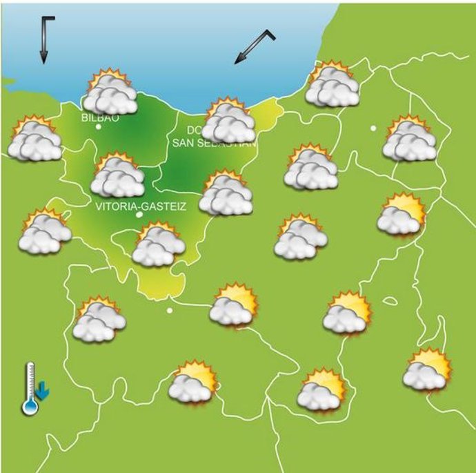 Previsiones meteorológicas para el 29 de diciembre