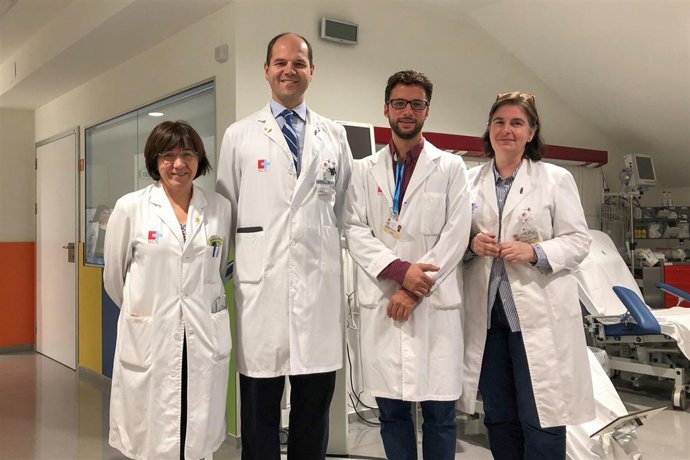 Equipo de Valdecilla involucrado en el enseyo sobre el mieloma