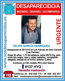 Cartel del desaparecido