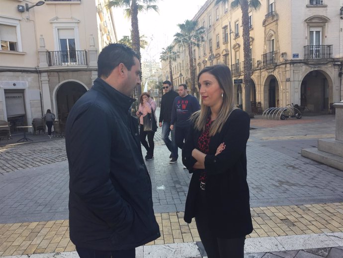 María Márquez (PSOE-A), en una convocatoria a los medios en Huelva