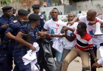 Protestas en Kinshasa