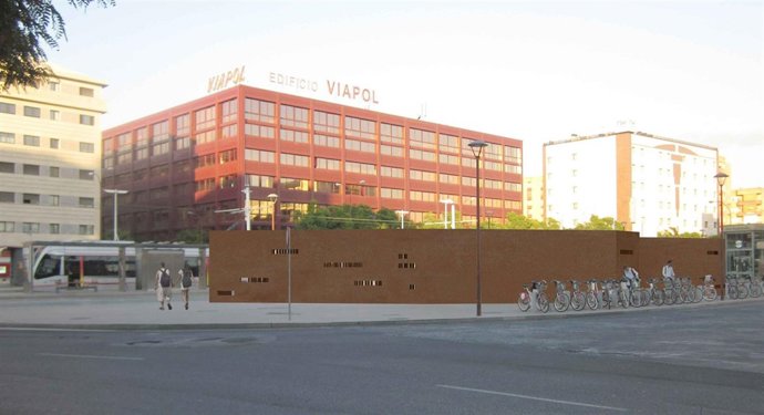 Proyecto de bici estación en San Bernardo, en Sevilla